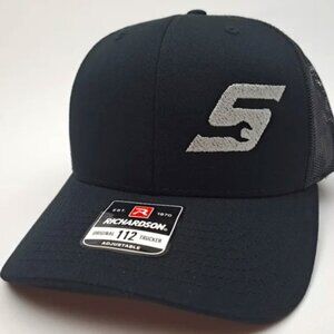 Snap On Tools Richardson 112 Trucker Mesh Snapback Hat Cap Black